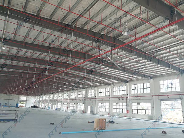 瑞泰風廠房通風降溫設(shè)備廠家案例圖